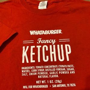 Whataburger Ketchup XL men’s short-sleeve Tshirt